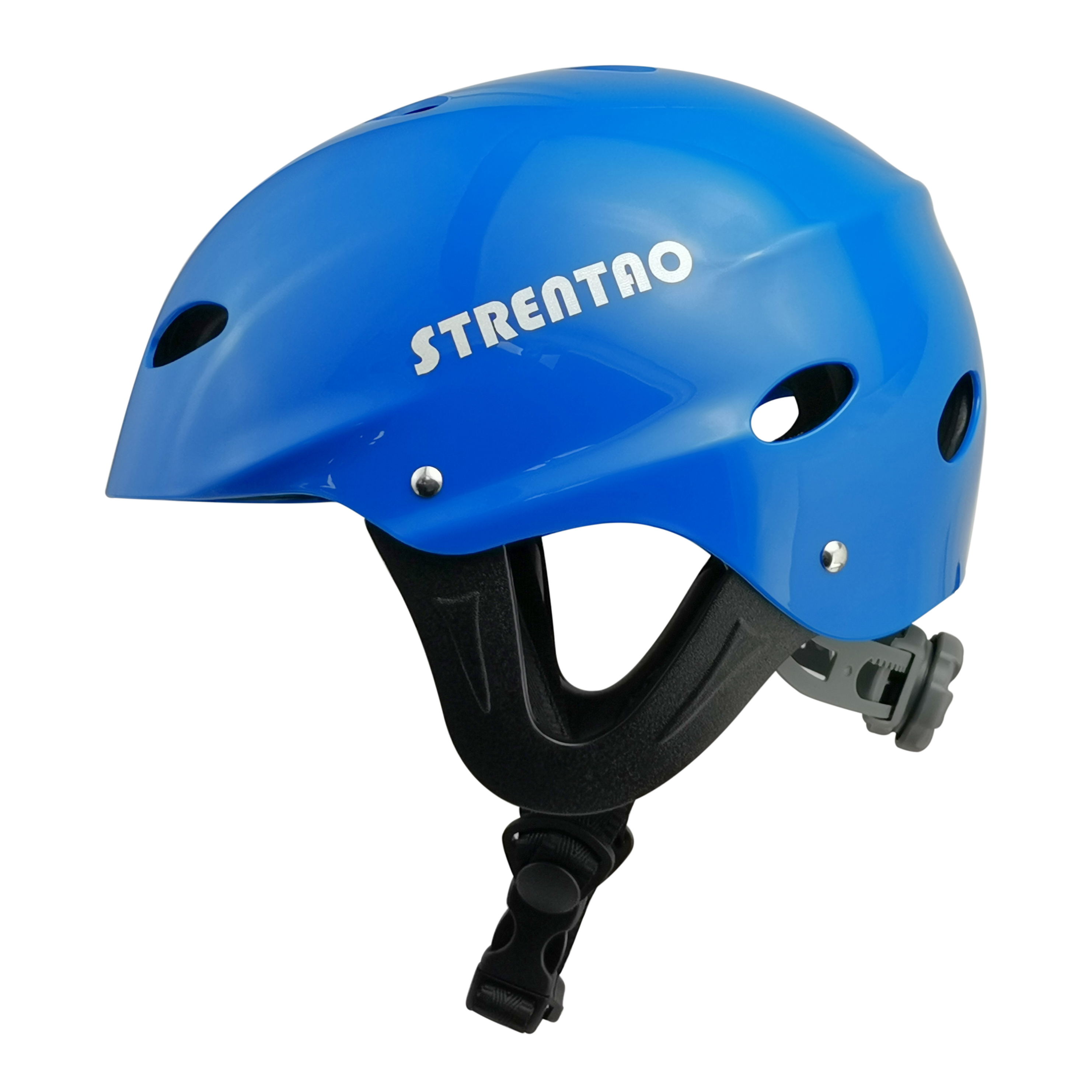 Top-of-the-Line Blue Dual Sport Water Sports and Rowing Helmets ABS Material Skate Skating Compatible